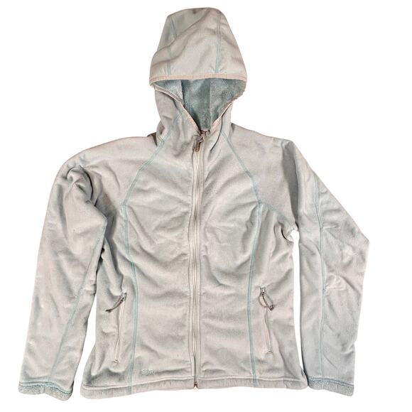 Outdoor Research Full Zip Hoodie Women's L Blue Designed by Adventure Fleece - Picture 1 of 9